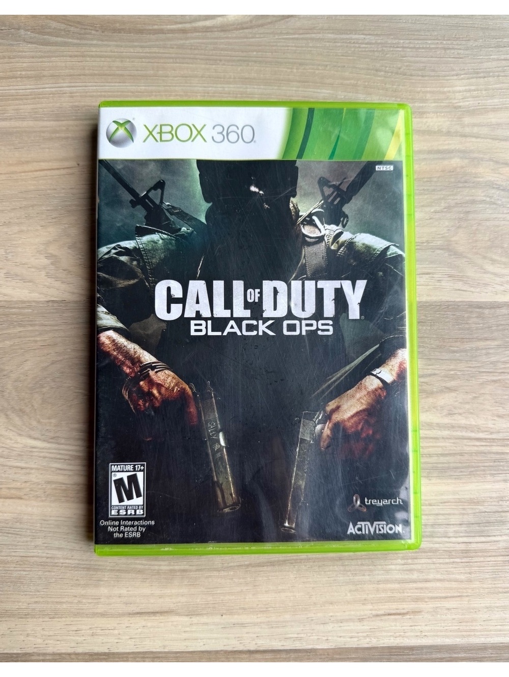 Call of Duty Black Ops XBOX 360 2010 FPS Video Game UNTESTED